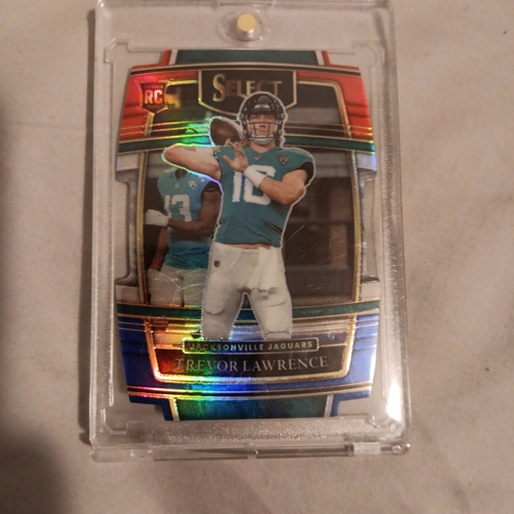 2021 Panini Select Trevor Lawrence die cut rookie